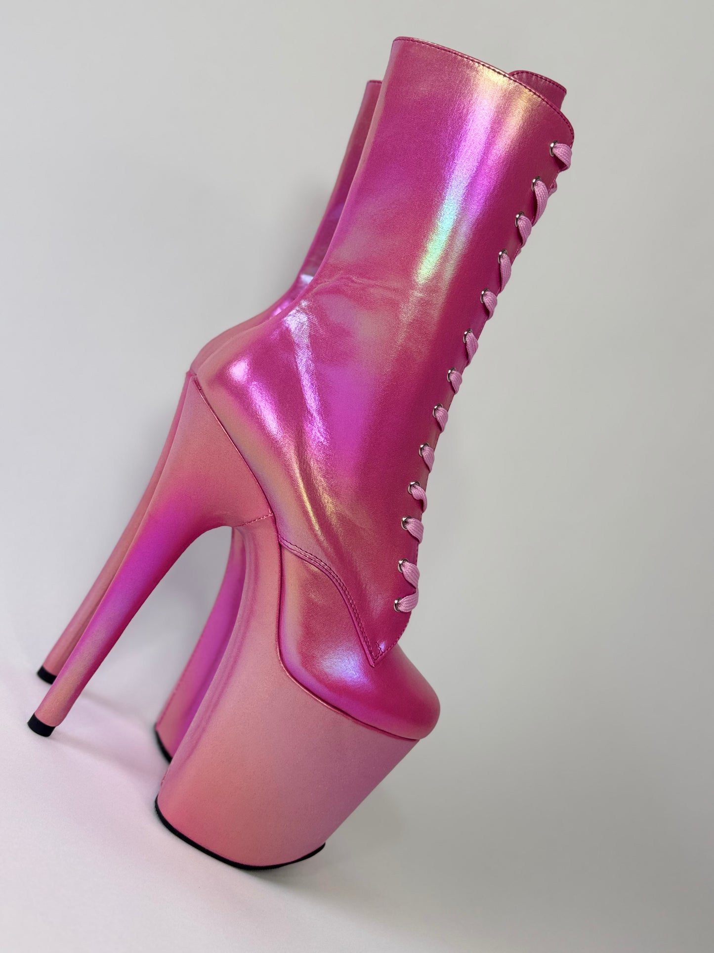 pole dance knee high boots ankle hella pleaser australia fitness calf heels 8inch glitter leather