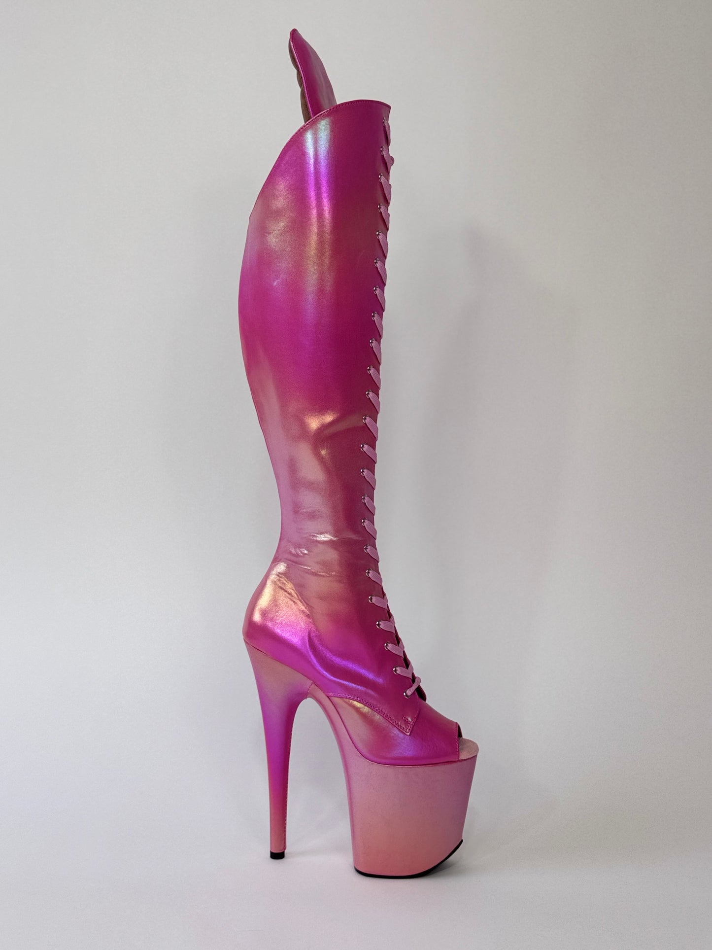 pole dance knee high boots ankle hella pleaser australia fitness calf heels 8inch glitter leather