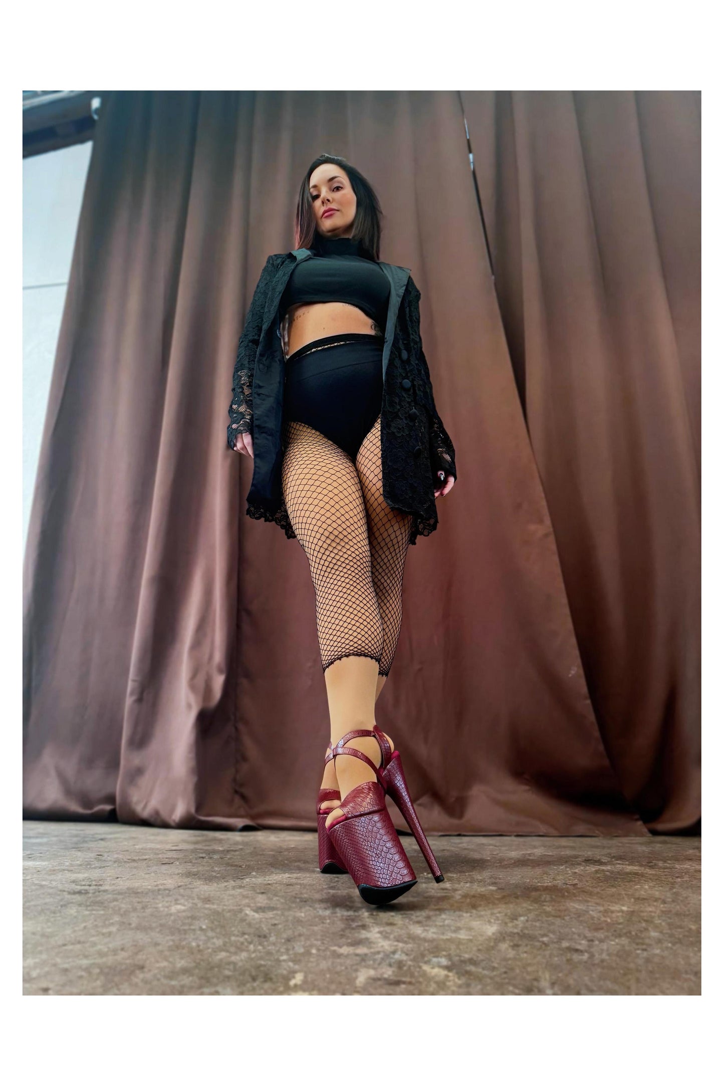 Medusa (Tongue Tied) Stiletto-Stiletto-Pole Sins-Pole Sins- pole dance heels - pole dance boots