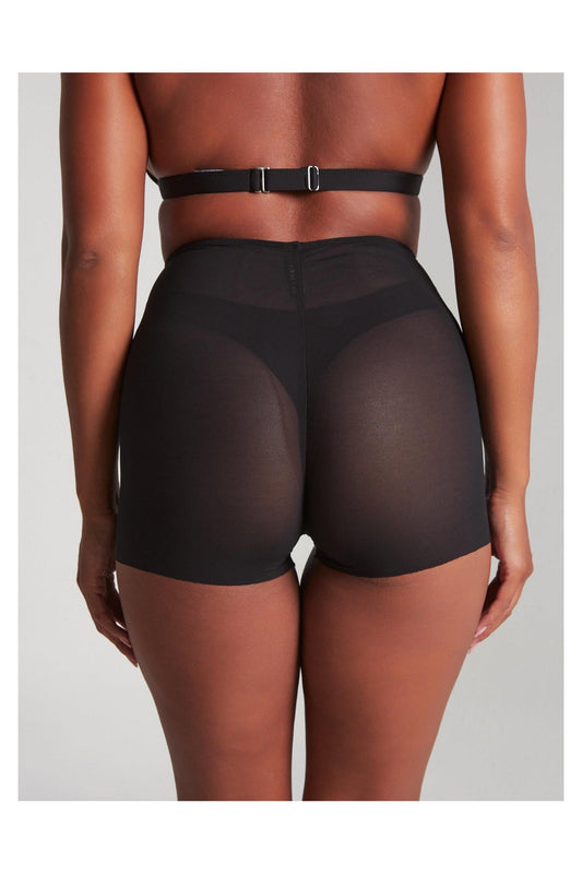 Moire Shorts Black-Harna Wear-Pole Sins- pole dance heels - pole dance boots