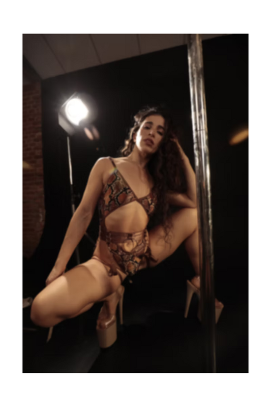 Reptile Scorpio Bodysuit-Rolling Brand-XS-Pole Sins- pole dance heels - pole dance boots