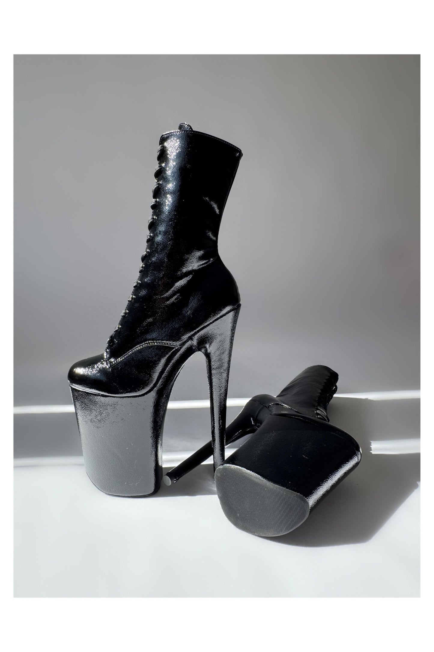 SafeWord - MidCalf-Pole Sins-Pole Sins- pole dance heels - pole dance boots
