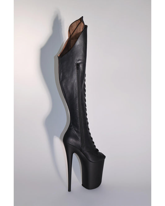 Witchcraft (Over the Knee)-Pole Sins-9-inch-Open-Toe-AU5 / EUR35-Pole Sins- pole dance heels - pole dance boots