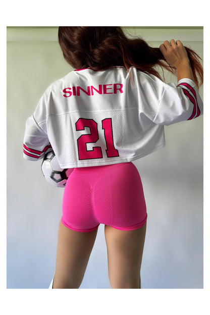 2026 Crop Jersey-Pole Sins-Pole Sins- pole dance heels - pole dance boots