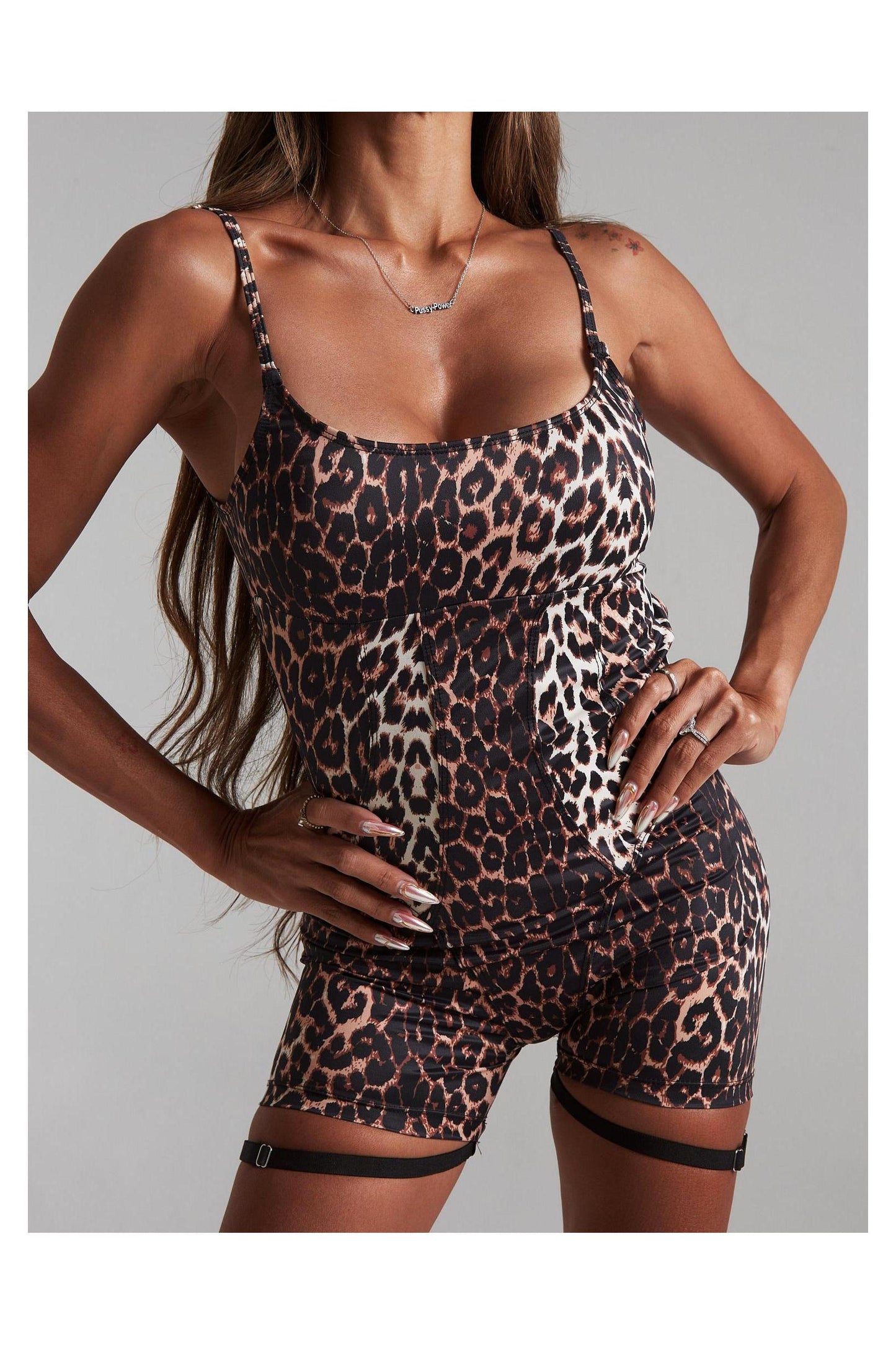 Catsuit Leopard-Harna Wear-Pole Sins- pole dance heels - pole dance boots