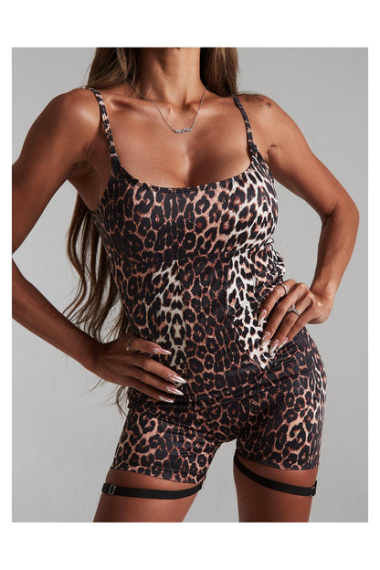 Catsuit Leopard-Harna Wear-Pole Sins- pole dance heels - pole dance boots