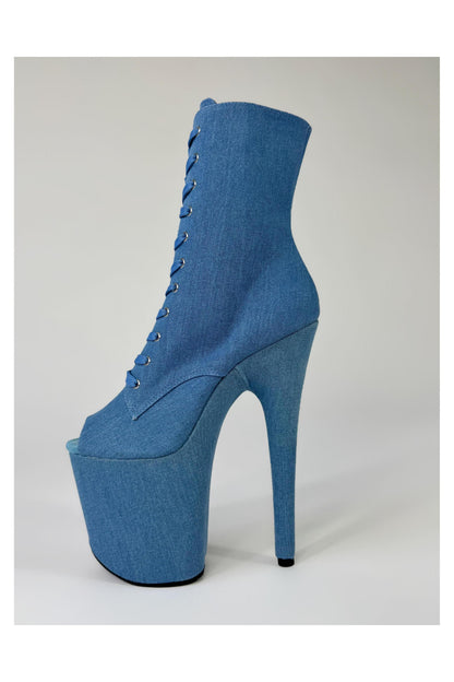 Daisy Duke Calf Boot-Boots-Pole Sins-Pole Sins- pole dance heels - pole dance boots