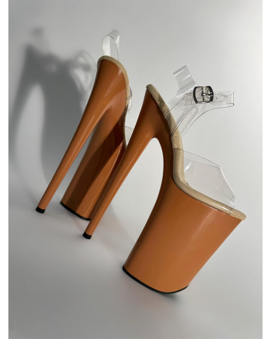 Deja Vu (Cinnamon)-Stiletto-Pole Sins-9-inches-AU5 / EUR35-Pole Sins- pole dance heels - pole dance boots