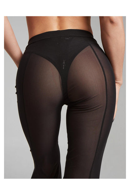 Divine Pants Moire - Black-Harna Wear-Pole Sins- pole dance heels - pole dance boots