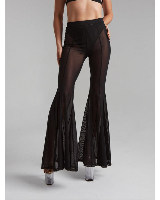 Divine Pants Moire - Black-Harna Wear-Pole Sins- pole dance heels - pole dance boots