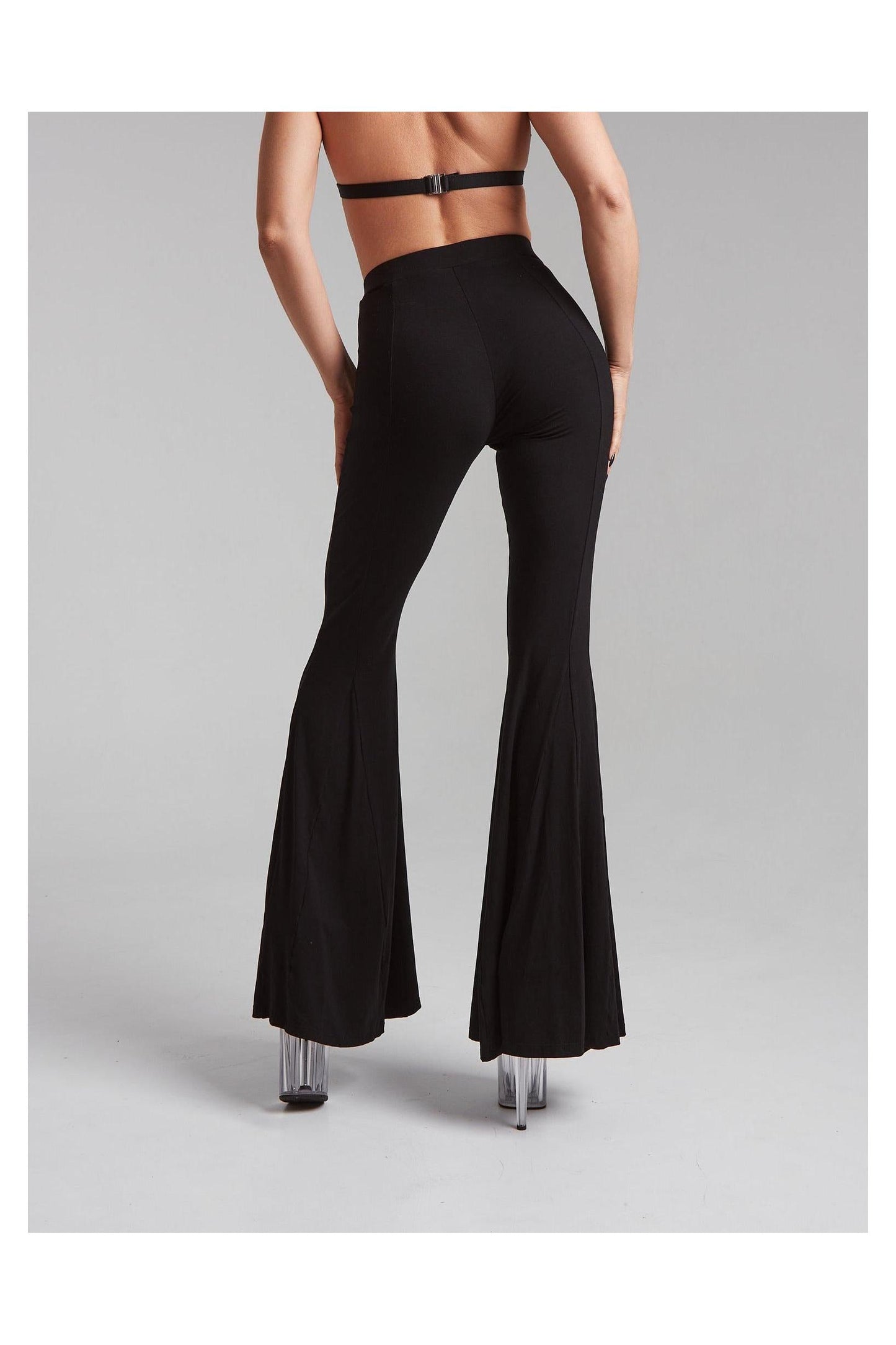 Divine Pants Natural - Black-Harna Wear-Pole Sins- pole dance heels - pole dance boots