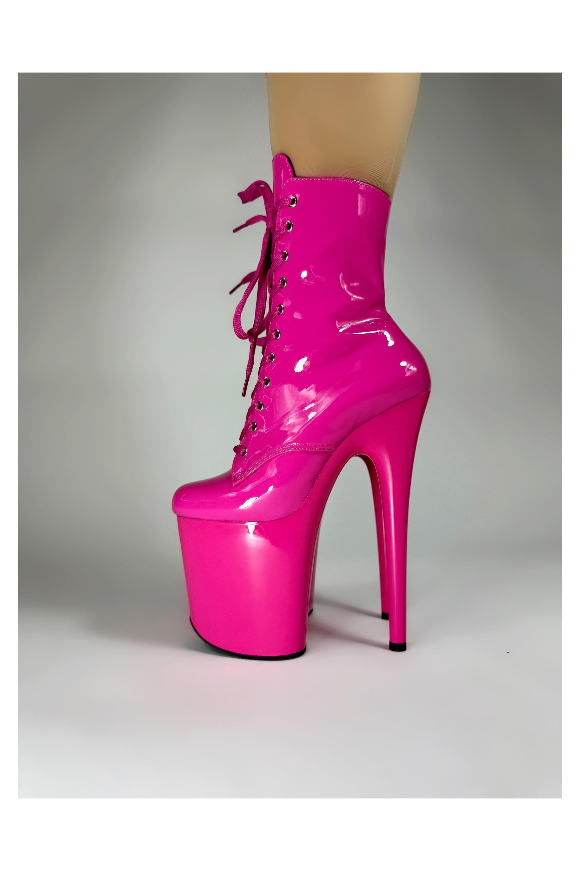 Essential (Drama Queen)-Patent-Pole Sins-Pole Sins- pole dance heels - pole dance boots
