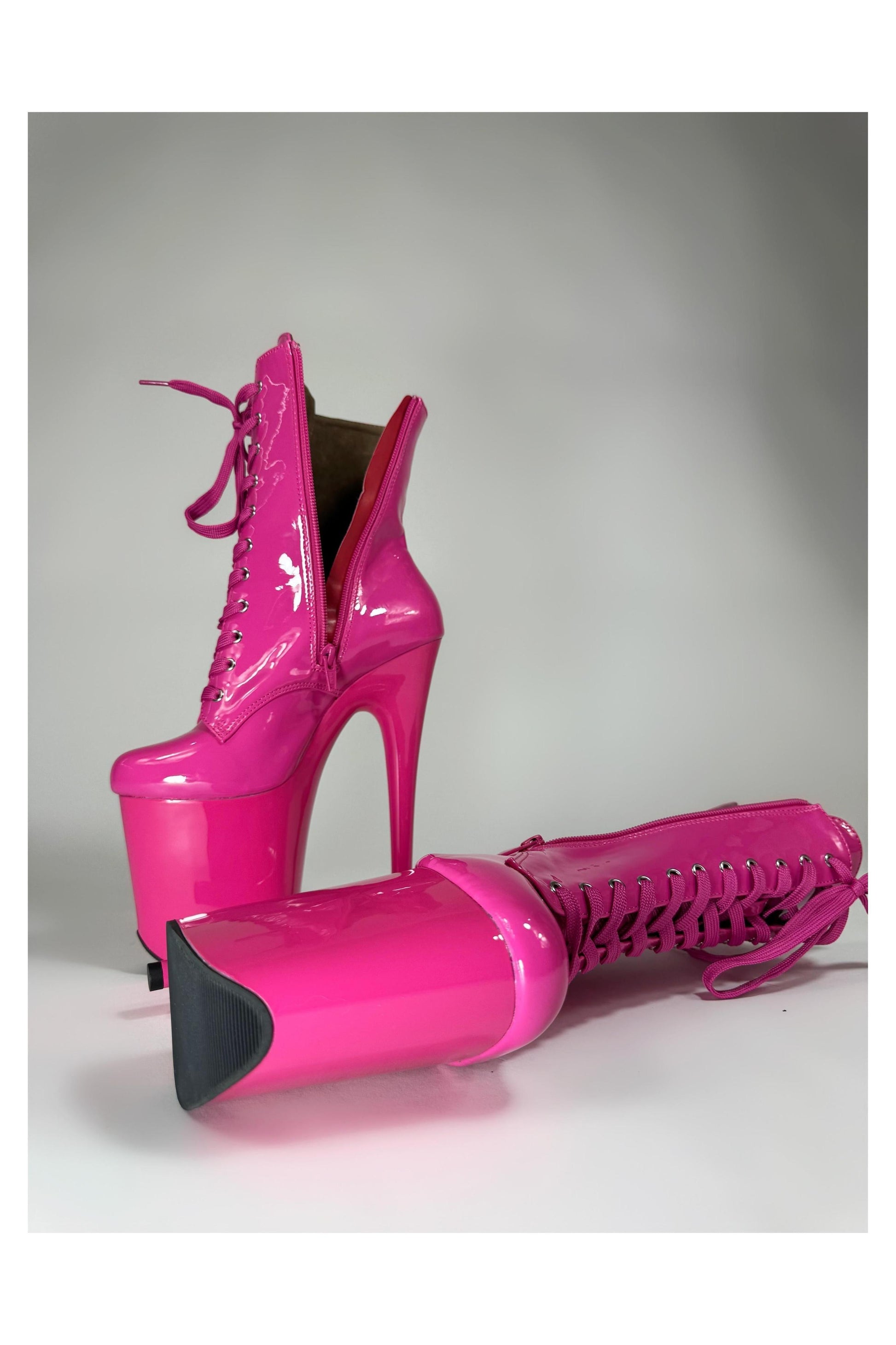 Essential (Drama Queen)-Patent-Pole Sins-Pole Sins- pole dance heels - pole dance boots