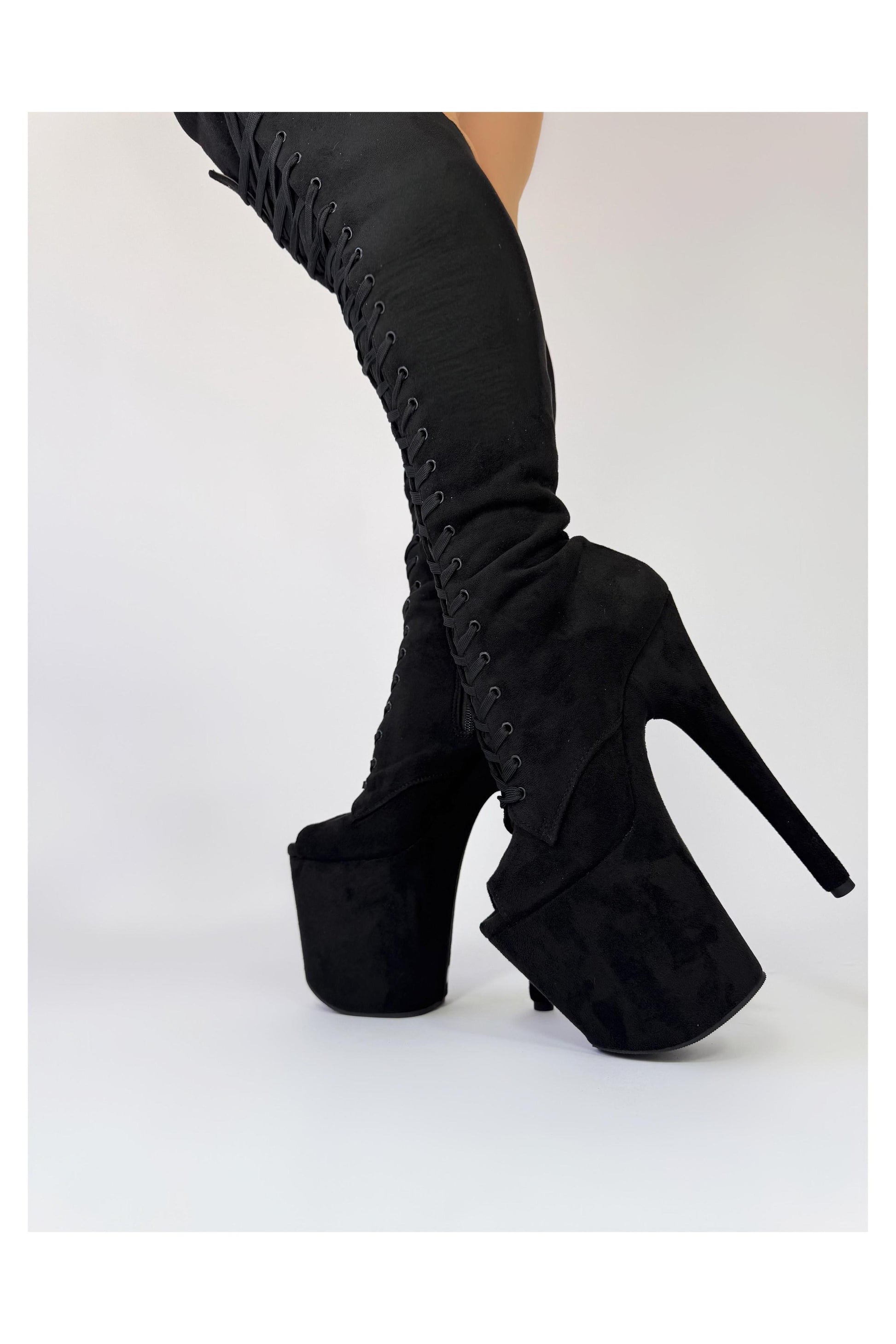 High Standards (Emo Girl)-Pole Sins-Pole Sins- pole dance heels - pole dance boots