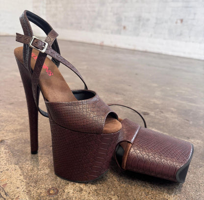 Medusa (Constrict Her) Stiletto-Stiletto-Pole Sins-Pole Sins- pole dance heels - pole dance boots