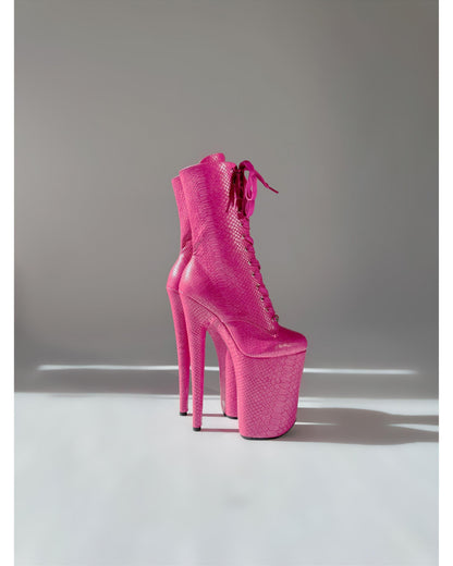 Medusa (Pretty Poison) Mid Calf Boot-Boots-Pole Sins-9-inch-AU5 / EUR35-Pole Sins- pole dance heels - pole dance boots