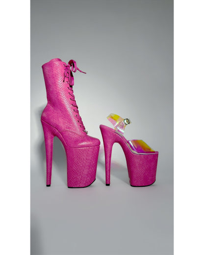 Medusa (Pretty Poison) Mid Calf Boot-Boots-Pole Sins-Pole Sins- pole dance heels - pole dance boots