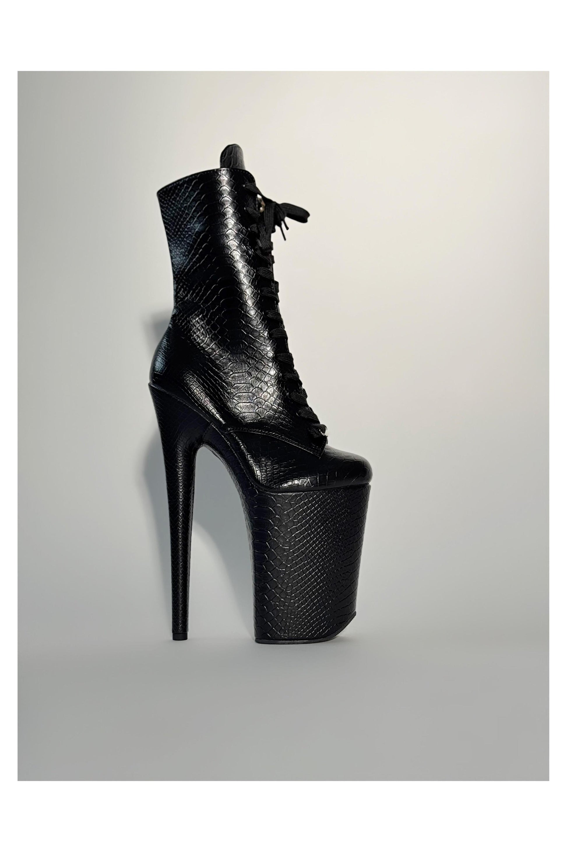 Medusa (Recoil) Mid-Calf Boot-Boots-Pole Sins-Pole Sins- pole dance heels - pole dance boots