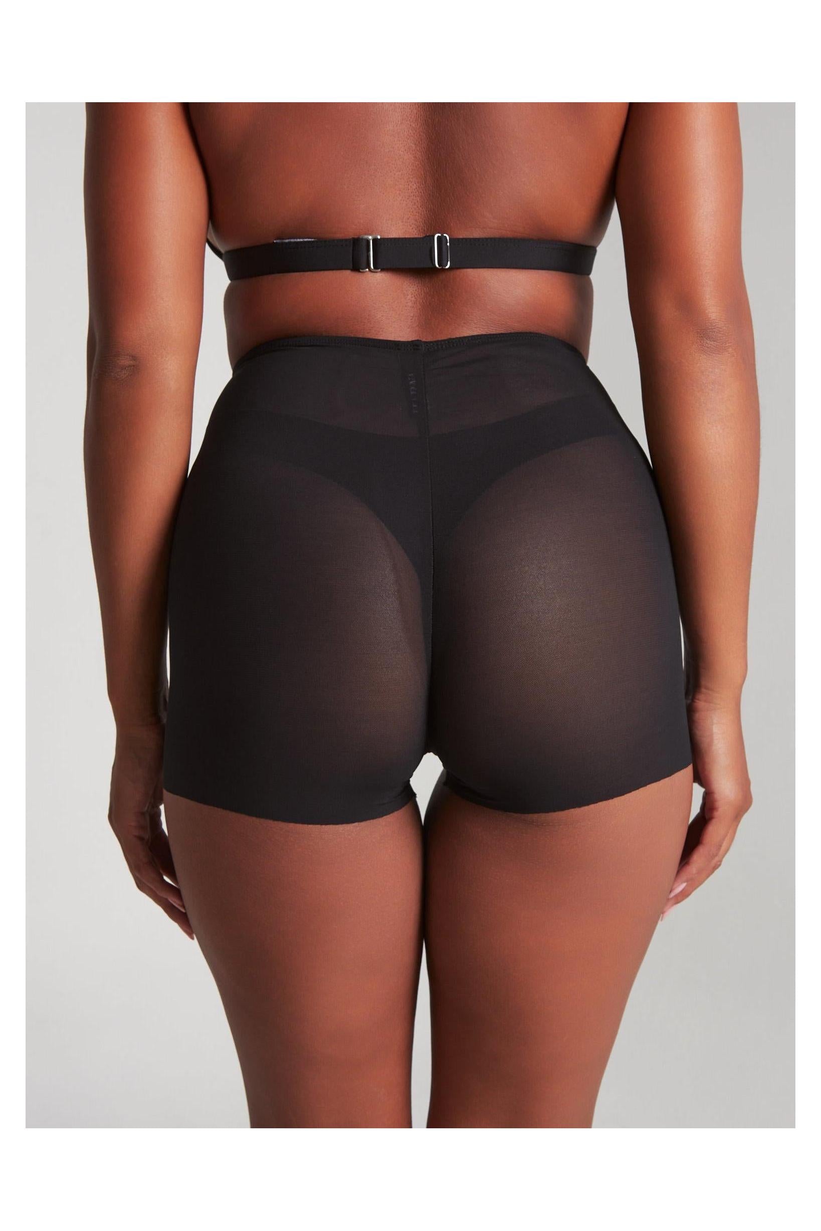 Moire Shorts Black-Harna Wear-Pole Sins- pole dance heels - pole dance boots