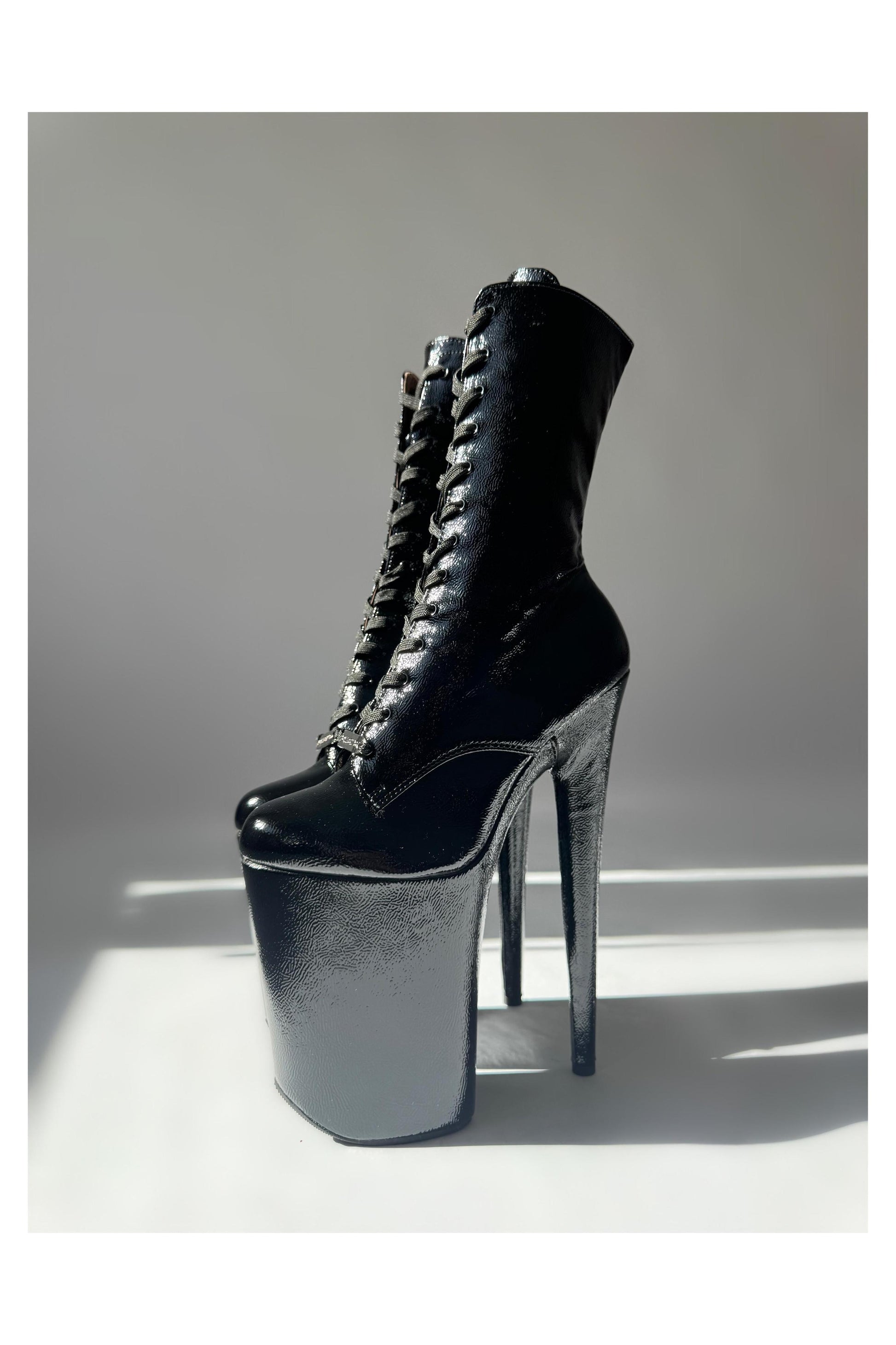 SafeWord - MidCalf-Pole Sins-Pole Sins- pole dance heels - pole dance boots