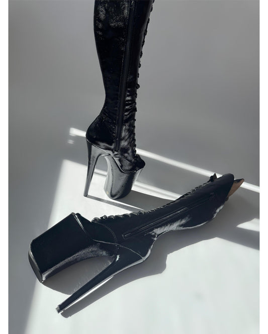 SafeWord - Over the Knee-Pole Sins-Pole Sins- pole dance heels - pole dance boots