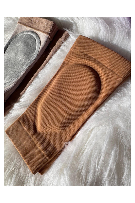 Slim-Look Gel Knee Pads PRO-Pole Sins-Tan-X-Small-Pole Sins- pole dance heels - pole dance boots