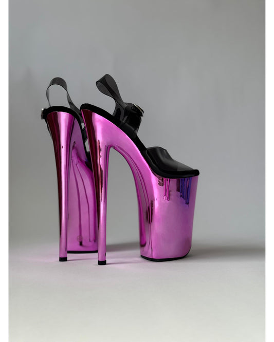 The Sinner (Fuchsia)-Stiletto-Pole Sins-9-inch-AU5 / EUR35-Pole Sins- pole dance heels - pole dance boots