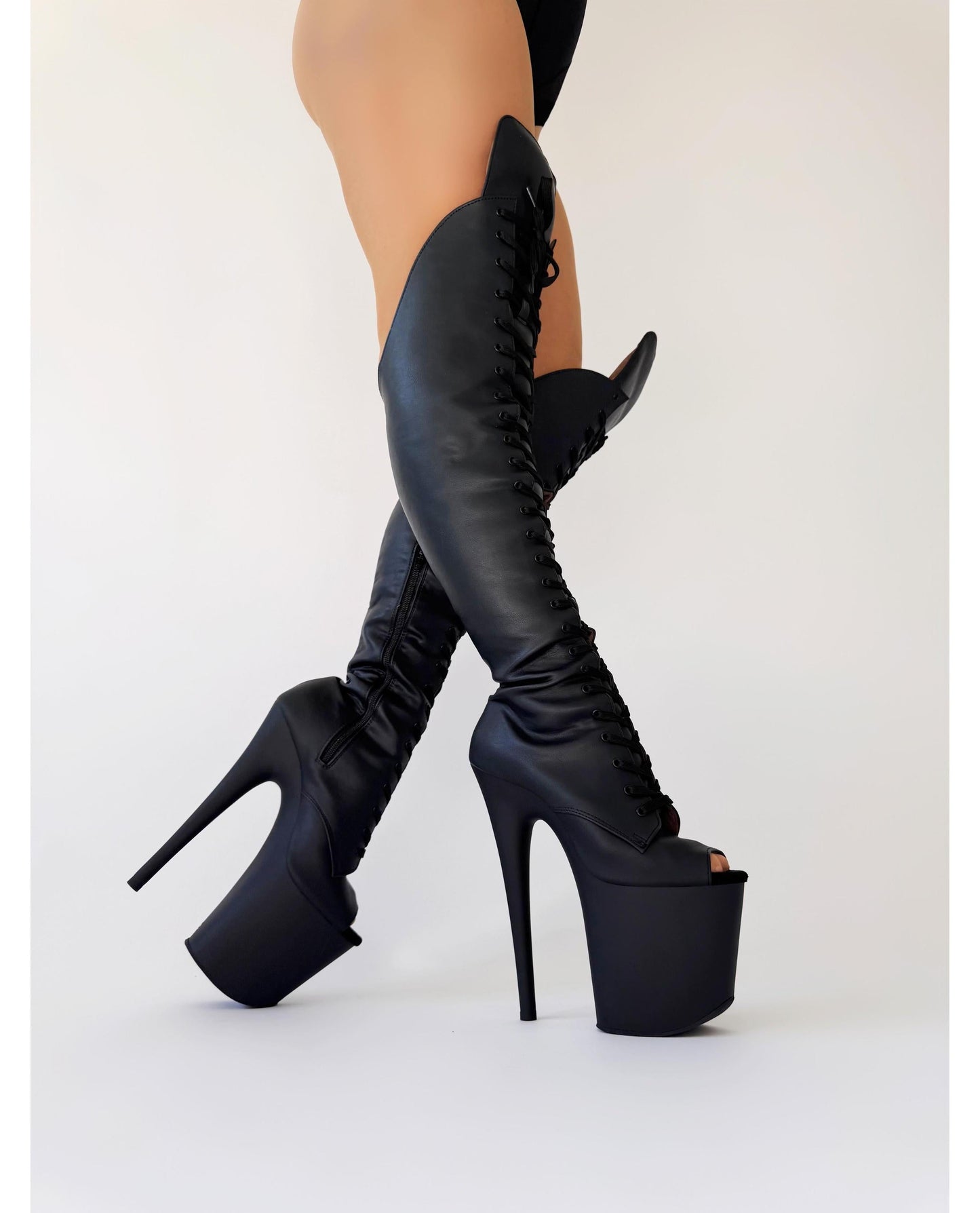 Witchcraft (Over the Knee)-Pole Sins-Pole Sins- pole dance heels - pole dance boots