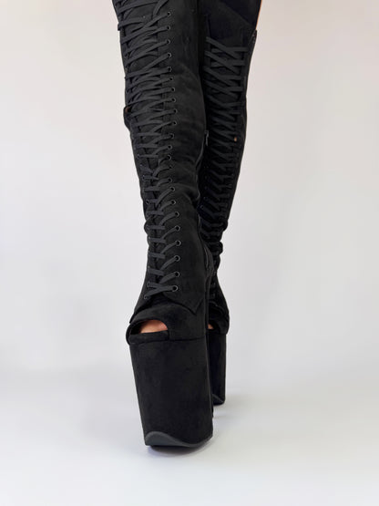 emo girl black ombre hella