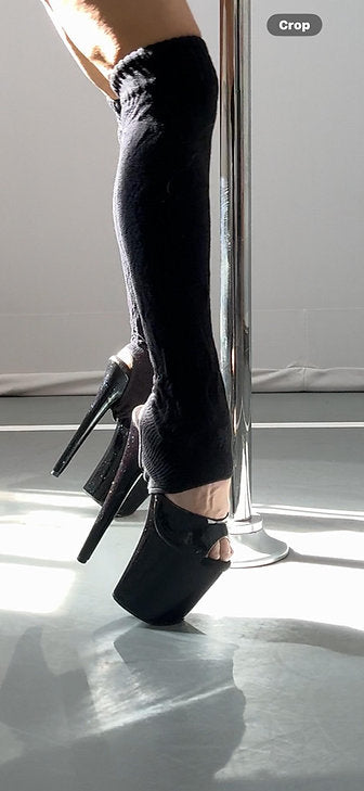 Legwarmers - Velcro - Black