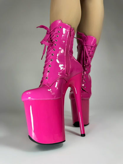 pole dance pink boots