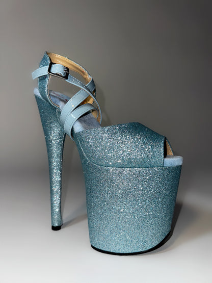 exotic glitter sparkle heels